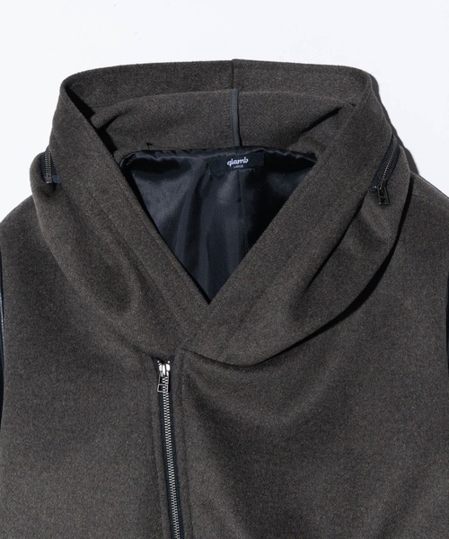 glamb（グラム）の「Carol Stadium Jumper / キャロルスタジアムジャンパー（スタジャン・メンズ・グレー/ブルー/ブラック・S/M/L）」の22枚目の写真