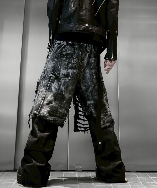 RICH（リッチ）の「【RICH】Smoke Denim Layered Jeans / 【リッチ
