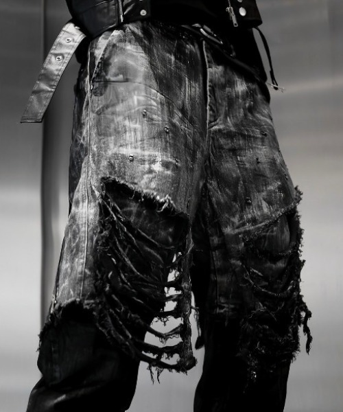 RICH（リッチ）の「【RICH】Smoke Denim Layered Jeans / 【リッチ
