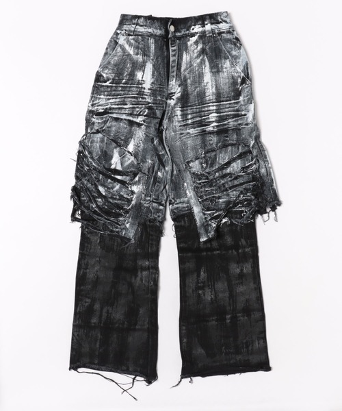 RICH（リッチ）の「【RICH】Smoke Denim Layered Jeans / 【リッチ