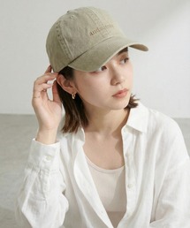 ＆soiree（アンドソワレ）の「&soiree 刺繍ロゴキャップ（プレーン・ピグメント）（キャップ）」