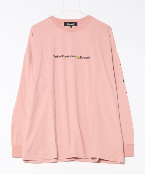 NO WAY（ノーウェイ）の「/天竺　プリントTシャツ（Tシャツ/カットソー・メンズ・ピンク/ブラック/ベージュ/ホワイト・LARGE/MEDIUM）」の4枚目の写真