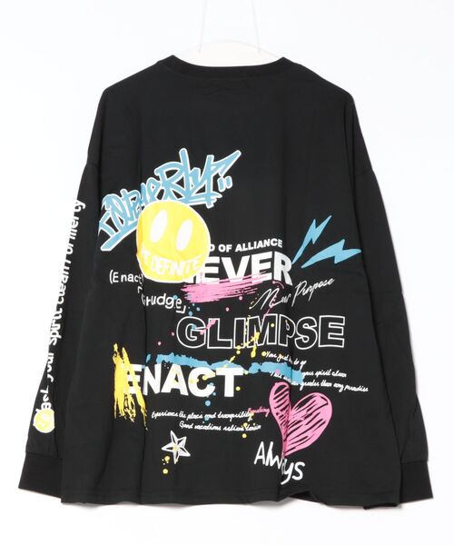 NO WAY（ノーウェイ）の「/天竺　プリントTシャツ（Tシャツ/カットソー・メンズ・ピンク/ブラック/ベージュ/ホワイト・LARGE/MEDIUM）」の6枚目の写真