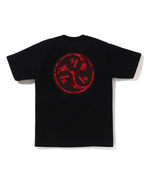 【BAPE】COLOR CAMO JAPAN CULTUR MITSUDOMOE TEE 要在庫確認 COLOR CAMO JAPAN CULTUR MITSUDOMOE TEE（Tシャツ/カットソー