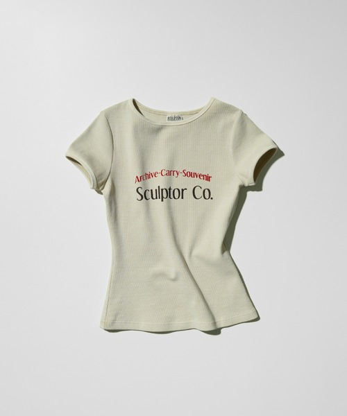 Tシャツ・カットソー SCULPTOR Archive Pigment Baby Tee Archive Pigment Baby Tee（Tシャツ/カットソー）｜SCULPTOR