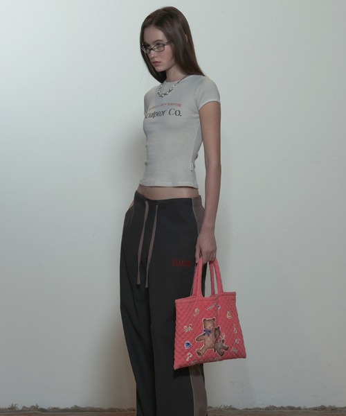 SCULPTOR（スカルプター）の「Archive Pigment Baby Tee（Tシャツ/カットソー・レディース・ブラウン/ピンク/ブルー/アイボリー・SMALL/LARGE/X-SMALL/MEDIUM）」の13枚目の写真