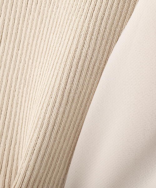 PROPORTION BODY DRESSING（プロポーションボディドレッシング）の「シアーフレアスリーブリブニット / 1215270609（ニット/セーター・レディース・ベージュ/ブラウン/ブラック・FREE）」の18枚目の写真