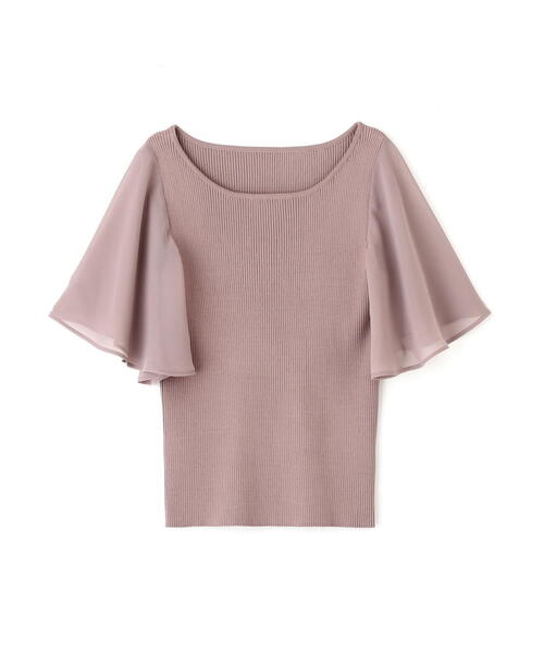 PROPORTION BODY DRESSING（プロポーションボディドレッシング）の「シアーフレアスリーブリブニット / 1215270609（ニット/セーター・レディース・ベージュ/ブラウン/ブラック・FREE）」の15枚目の写真