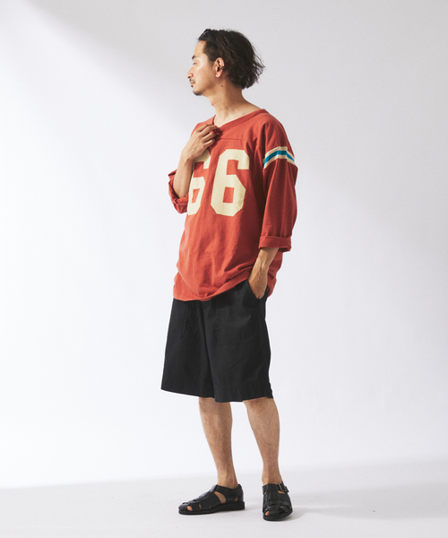 JOURNAL STANDARD relume(ジャーナルスタンダード レリューム)の「HOUSE HOLD / ハウスホールド コットンリネン ベイカーショーツ(その他パンツ・メンズ・ブラック/アイボリー/カーキ・SMALL/MEDIUM/LARGE)」の8枚目の写真