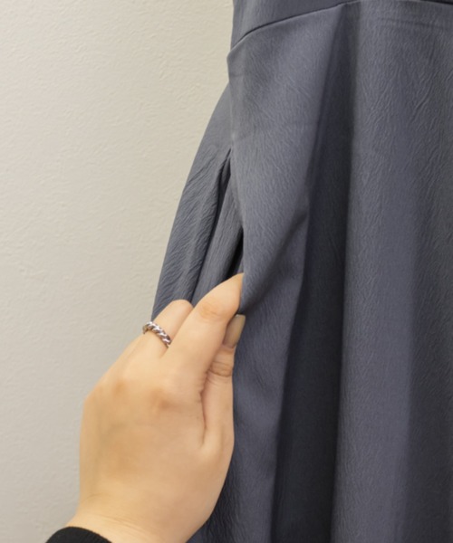 CLETTE(クレット)の「レース使いジャンスカワンピース(ワンピース・レディース・ブルー/ブラック・LL/3L/4L)」の20枚目の写真
