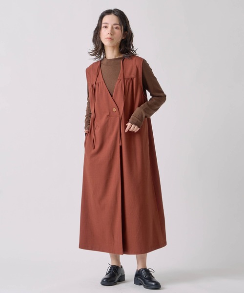 エレクトロンエブリワン Kelen（ケレン） セール【30%OFF】ケレン kelen 2way Vネック エプロン