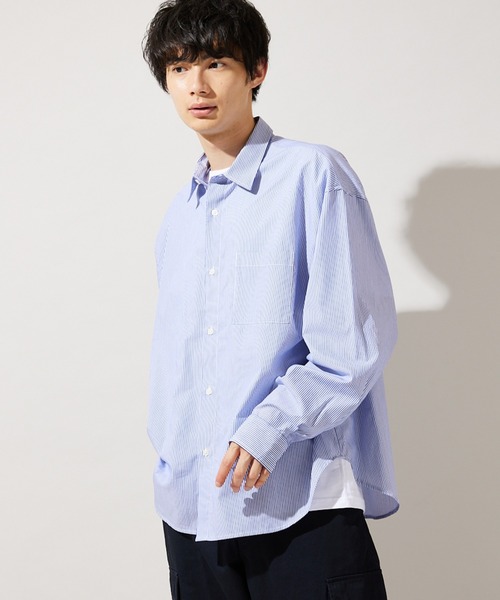 美品✨ジャーナルスタンダード　長袖シャツ　ストライプ　オーバーサイズ　ゆったり セール/ブランド古着】長袖シャツ（シャツ/ブラウス）｜JOURNAL