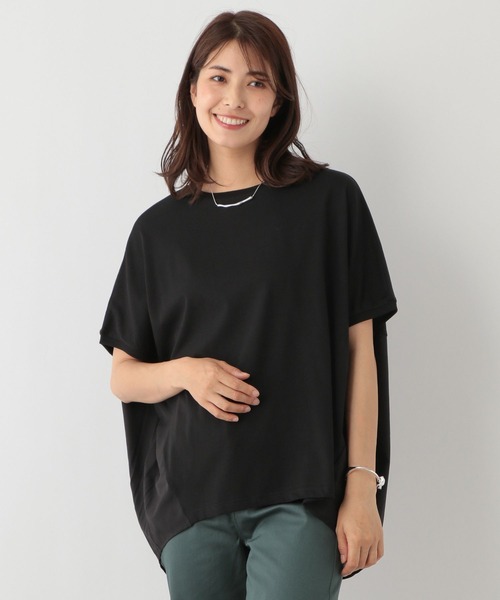 FOUND GOOD（ファウンドグッド）の「タキノウBACKキリカエFS（Tシャツ/カットソー・レディース・ベージュ/ブラック/ブルー系5/ホワイト系5・S/M/L）」の11枚目の写真