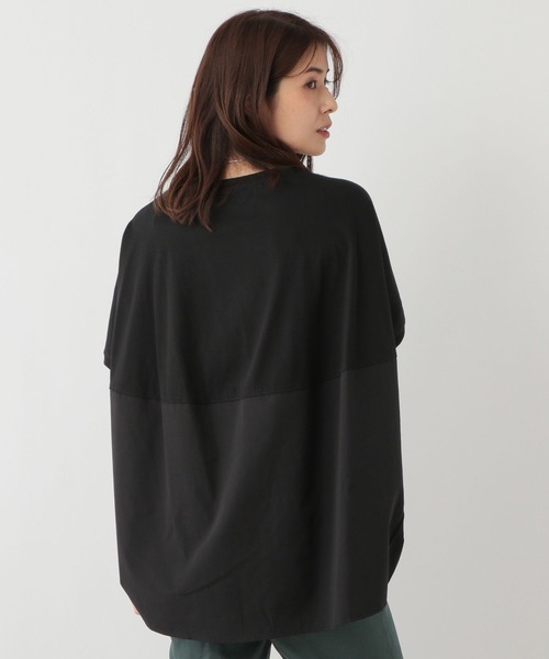 FOUND GOOD（ファウンドグッド）の「タキノウBACKキリカエFS（Tシャツ/カットソー・レディース・ベージュ/ブラック/ブルー系5/ホワイト系5・S/M/L）」の12枚目の写真