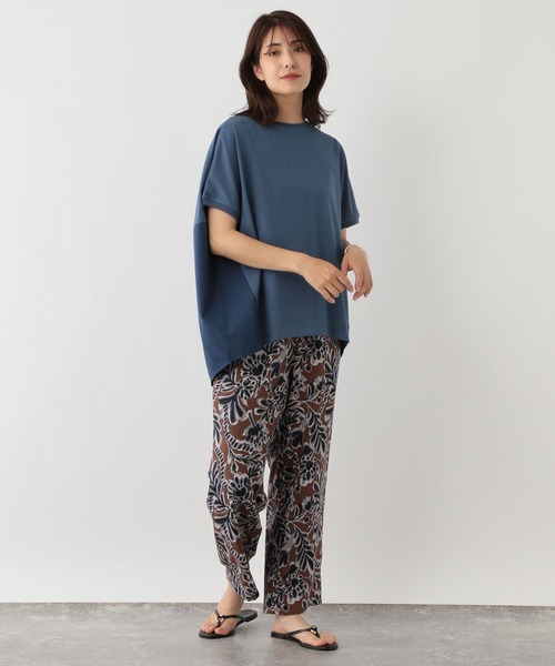 FOUND GOOD（ファウンドグッド）の「タキノウBACKキリカエFS（Tシャツ/カットソー・レディース・ベージュ/ブラック/ブルー系5/ホワイト系5・S/M/L）」の13枚目の写真