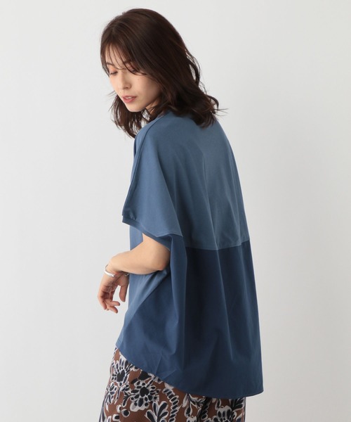 FOUND GOOD（ファウンドグッド）の「タキノウBACKキリカエFS（Tシャツ/カットソー・レディース・ベージュ/ブラック/ブルー系5/ホワイト系5・S/M/L）」の16枚目の写真