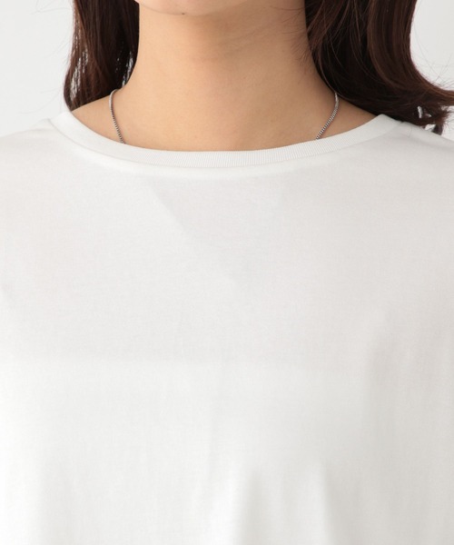 FOUND GOOD（ファウンドグッド）の「タキノウBACKキリカエFS（Tシャツ/カットソー・レディース・ベージュ/ブラック/ブルー系5/ホワイト系5・S/M/L）」の20枚目の写真