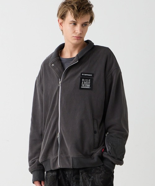 VIRGOwearworks（ヴァルゴウェアワークス）の「STORM BREAKER VA-1（MA-1・レディース・ブラック/チャコールグレー/オリーブドラブ・2/3/4）」の3枚目の写真