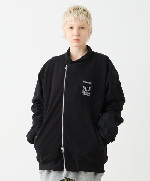 VIRGOwearworks（ヴァルゴウェアワークス）の「STORM BREAKER VA-1（MA-1・レディース・ブラック/チャコールグレー/オリーブドラブ・2/3/4）」の7枚目の写真