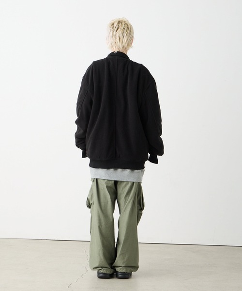 VIRGOwearworks（ヴァルゴウェアワークス）の「STORM BREAKER VA-1（MA-1・レディース・ブラック/チャコールグレー/オリーブドラブ・2/3/4）」の20枚目の写真