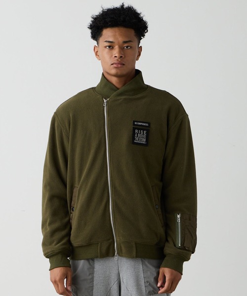 VIRGOwearworks（ヴァルゴウェアワークス）の「STORM BREAKER VA-1（MA-1・レディース・ブラック/チャコールグレー/オリーブドラブ・2/3/4）」の11枚目の写真