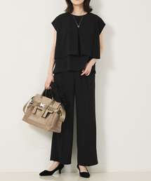 abahouse mavie | 【２点セットアップ/エニデイカセット・サマー】ジョーゼット ブラウス＆パンツセット(シャツ/ブラウス)
