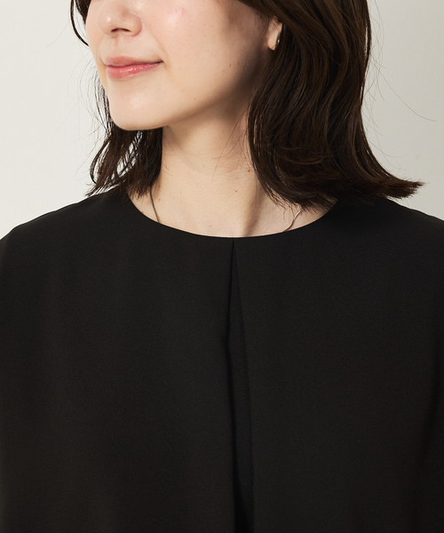 abahouse mavie(アバハウスマヴィ)の「【2点セットアップ/エニデイカセット・サマー】ジョーゼット ブラウス&パンツセット(シャツ/ブラウス・レディース・ダークネイビー/ブラック・36/38/40)」の22枚目の写真