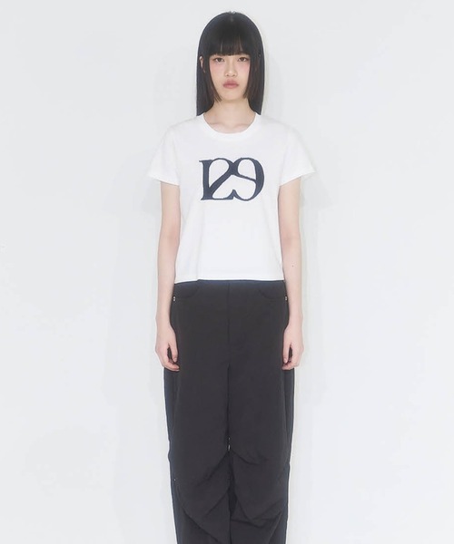 ILLIGO(イリゴ)の「◇ILLIGO◇ロゴ パッチ Tシャツ LOGO PATCH T-SHIRT(Tシャツ/カットソー・レディース・ブラック/クリーム/ホワイト/チャコール・FREE)」の16枚目の写真