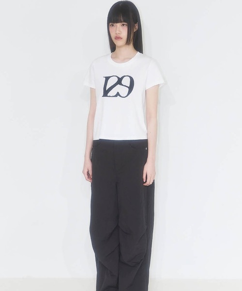 ILLIGO(イリゴ)の「◇ILLIGO◇ロゴ パッチ Tシャツ LOGO PATCH T-SHIRT(Tシャツ/カットソー・レディース・ブラック/クリーム/ホワイト/チャコール・FREE)」の17枚目の写真