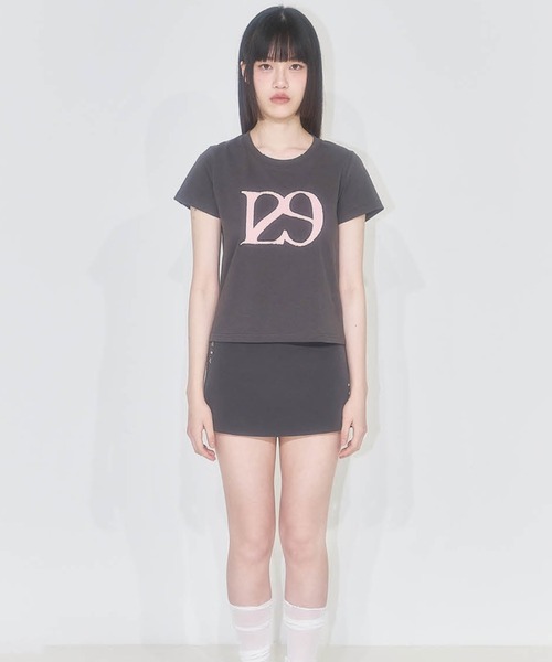 ILLIGO(イリゴ)の「◇ILLIGO◇ロゴ パッチ Tシャツ LOGO PATCH T-SHIRT(Tシャツ/カットソー・レディース・ブラック/クリーム/ホワイト/チャコール・FREE)」の18枚目の写真