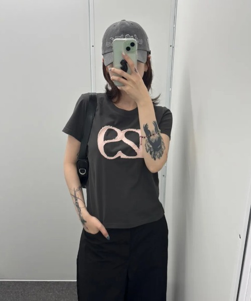 ★ ILLIGO★ロゴパッチTシャツ★ セール】【ILLIGO】ロゴ パッチ Tシャツ LOGO PATCH T-SHIRT（T