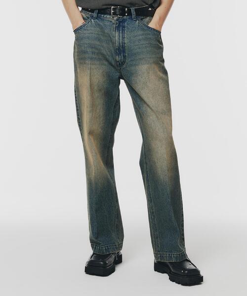 tk.TAKEO KIKUCHI（ティーケータケオキクチ）の「フレアデニムパンツ（デニムパンツ・メンズ・ブルー/ブラウン系その他・03/02/01）」の4枚目の写真