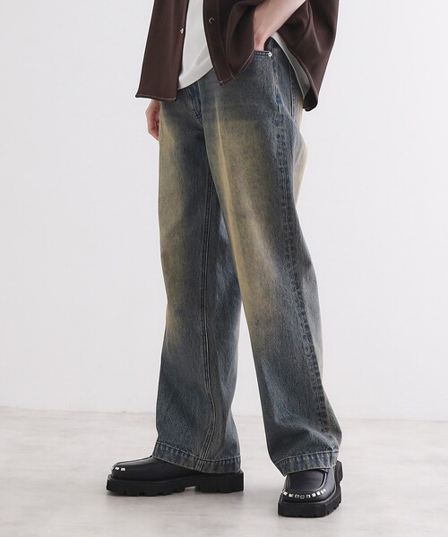 tk.TAKEO KIKUCHI（ティーケータケオキクチ）の「フレアデニムパンツ（デニムパンツ・メンズ・ブルー/ブラウン系その他・03/02/01）」の5枚目の写真
