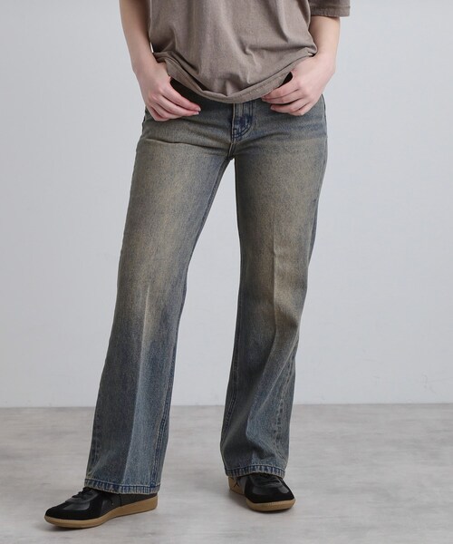 tk.TAKEO KIKUCHI（ティーケータケオキクチ）の「フレアデニムパンツ（デニムパンツ・メンズ・ブルー/ブラウン系その他・03/02/01）」の8枚目の写真