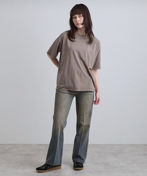 tk.TAKEO KIKUCHI（ティーケータケオキクチ）の「フレアデニムパンツ（デニムパンツ・メンズ・ブルー/ブラウン系その他・03/02/01）」の10枚目の写真