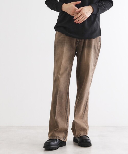 tk.TAKEO KIKUCHI（ティーケータケオキクチ）の「フレアデニムパンツ（デニムパンツ・メンズ・ブルー/ブラウン系その他・03/02/01）」の12枚目の写真