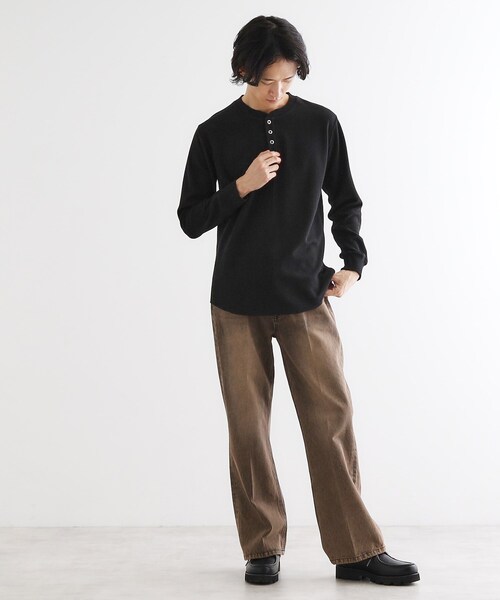 tk.TAKEO KIKUCHI（ティーケータケオキクチ）の「フレアデニムパンツ（デニムパンツ・メンズ・ブルー/ブラウン系その他・03/02/01）」の13枚目の写真