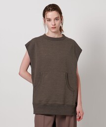 ＜ASTRAET＞ウラケ クルーネック ノースリーブスウェット UNISEX