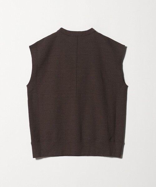 ASTRAET（アストラット）の「＜ASTRAET＞ウラケ クルーネック ノースリーブスウェット UNISEX（スウェット・レディース・ダークブラウン/ライトグレー・FREE）」の14枚目の写真