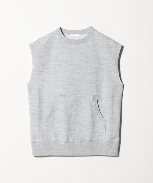 ASTRAET（アストラット）の「＜ASTRAET＞ウラケ クルーネック ノースリーブスウェット UNISEX（スウェット・レディース・ダークブラウン/ライトグレー・FREE）」の8枚目の写真