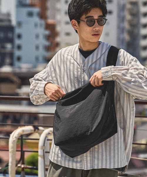 niko and...(ニコアンド)の「ストライプベースボールシャツ(シャツ/ブラウス・メンズ・ライトグリーン/オフホワイト・LARGE/MEDIUM)」の7枚目の写真