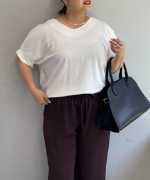 Another Branch olive des olive（アナザーブランチオリーブデオリーブ）の「【お仕事にも◎】チョーカーSET、前後2WAYTシャツ（Tシャツ/カットソー）」
