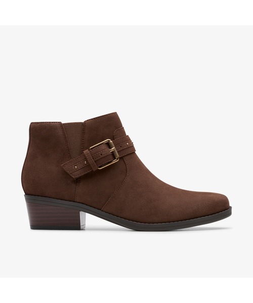 Clarks(クラークス)の「Danyelle Wish / ダニウェルウィッシュ(ブラウンスエード)(ブーツ・レディース・ブラウン・UK6/UK5.5/UK5/UK4.5/UK4/UK3.5/UK3)」の1枚目の写真