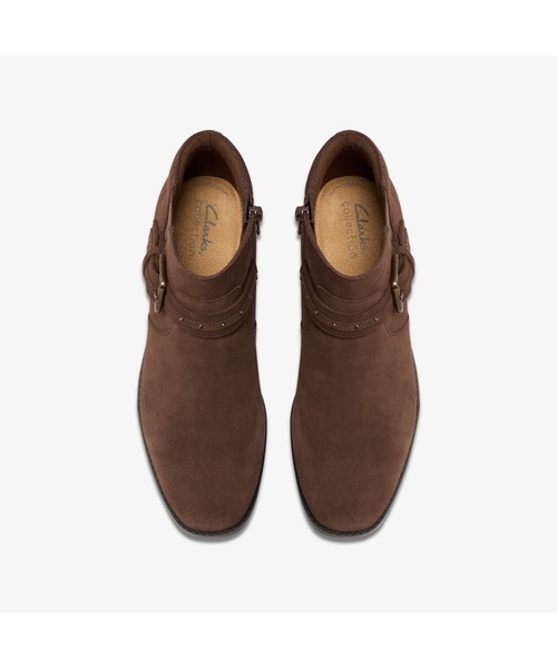 Clarks(クラークス)の「Danyelle Wish / ダニウェルウィッシュ(ブラウンスエード)(ブーツ・レディース・ブラウン・UK6/UK5.5/UK5/UK4.5/UK4/UK3.5/UK3)」の8枚目の写真