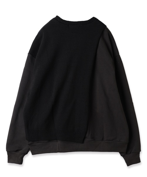 DISCOVERED(ディスカバード)の「MIX KNIT CUTSEWN(ニット/セーター・メンズ・グレー/ブラック・3/1)」の10枚目の写真