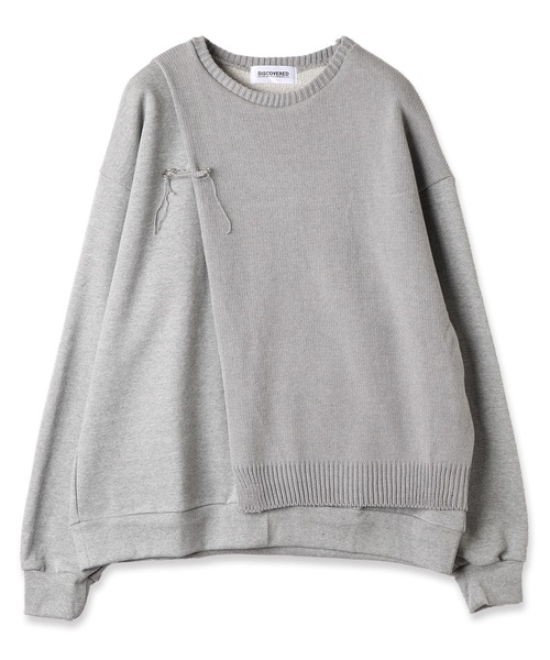 DISCOVERED(ディスカバード)の「MIX KNIT CUTSEWN(ニット/セーター・メンズ・グレー/ブラック・3/1)」の11枚目の写真