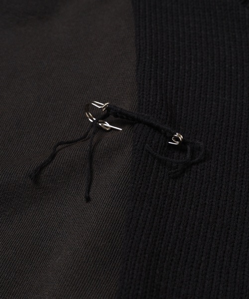 DISCOVERED(ディスカバード)の「MIX KNIT CUTSEWN(ニット/セーター・メンズ・グレー/ブラック・3/1)」の14枚目の写真