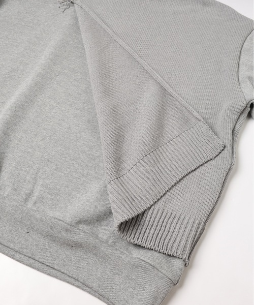 DISCOVERED(ディスカバード)の「MIX KNIT CUTSEWN(ニット/セーター・メンズ・グレー/ブラック・3/1)」の20枚目の写真