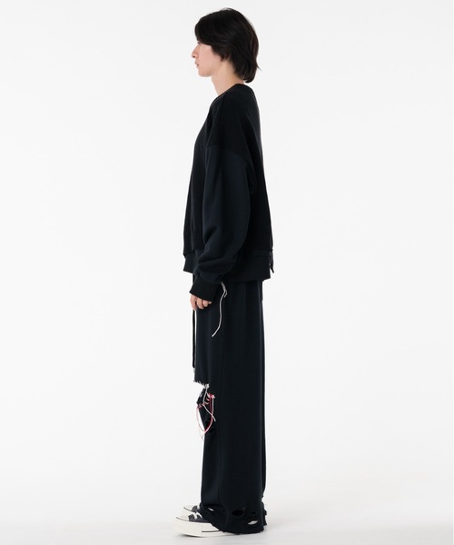 DISCOVERED(ディスカバード)の「MIX KNIT CUTSEWN(ニット/セーター・メンズ・グレー/ブラック・3/1)」の4枚目の写真