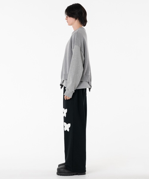 DISCOVERED(ディスカバード)の「MIX KNIT CUTSEWN(ニット/セーター・メンズ・グレー/ブラック・3/1)」の8枚目の写真